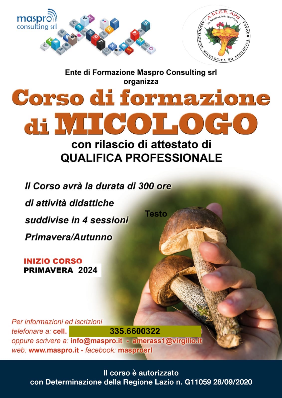 Corso CORSO DI MICOLOGO